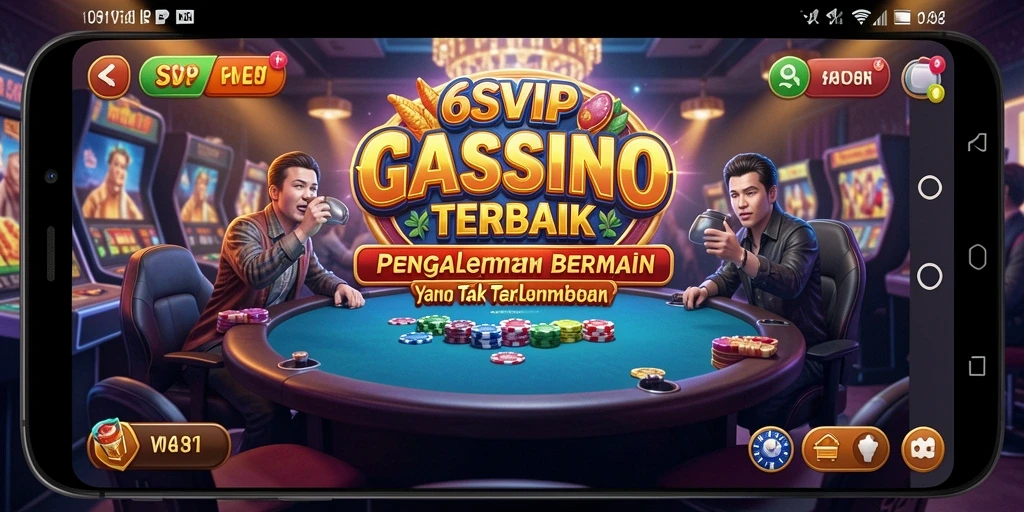 Tampilan gameplay yang menarik dalam aplikasi Kasino 6SVIP.