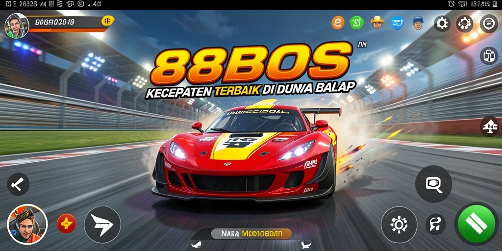 Gameplay mendebarkan di <strong>88BOS</strong> dengan balapan yang seru.
