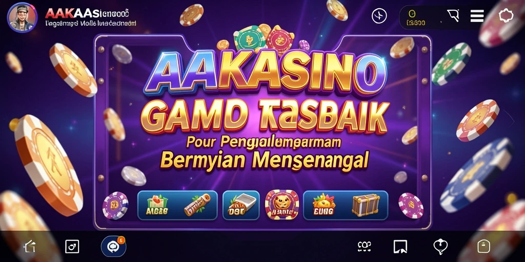 Tampilan gameplay AAKASINO yang mendebarkan dan interaktif.