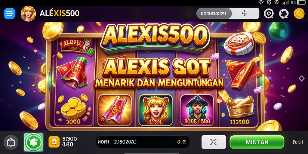 Gameplay ALEXIS500 yang seru dengan grafik memukau.