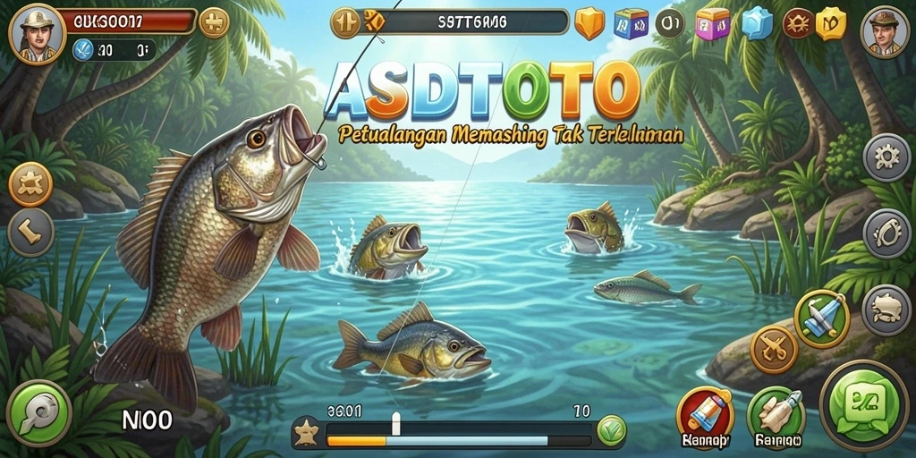 Screenshot ASDTOTO menampilkan adegan memancing yang indah dan menegangkan.