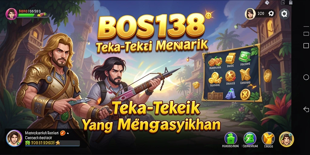 Tampilan gameplay <strong>BOS138</strong> yang menarik dan penuh warna.