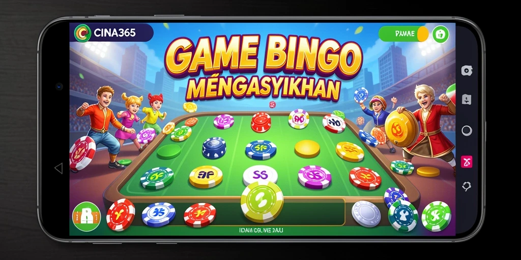 Screenshot utama CINA365 menampilkan gameplay Bingo yang mengasyikkan.