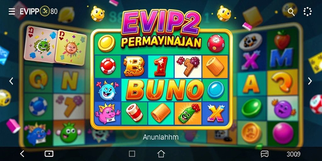 Tampilan gameplay Bingo yang menarik dan interaktif.
