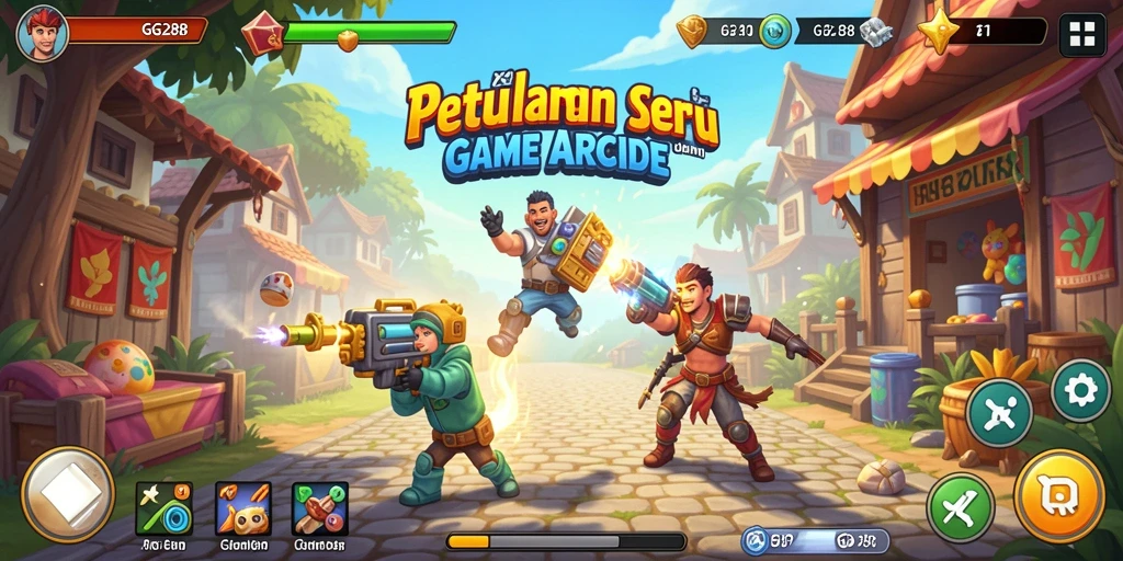 Tampilan gameplay menarik dari GG288 yang penuh aksi arcade.