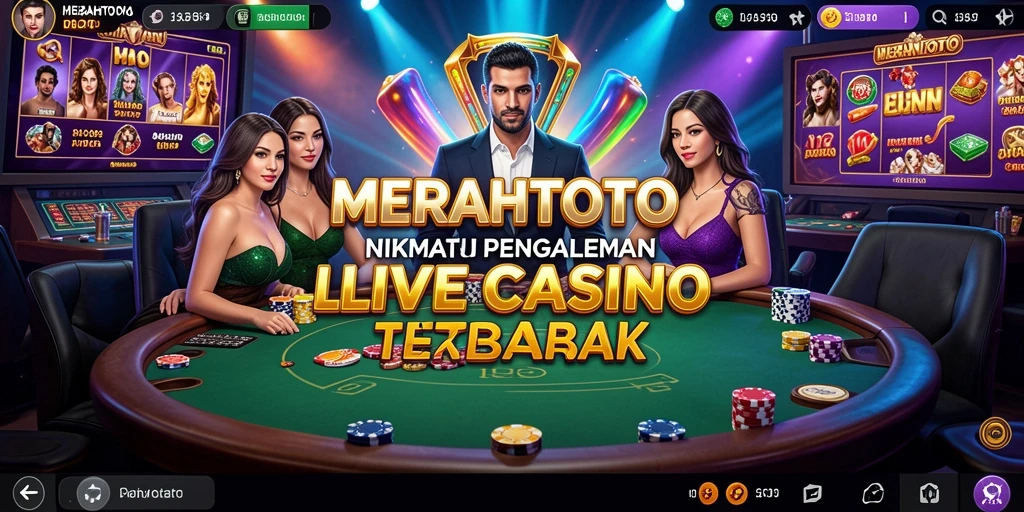 Gameplay Live Casino yang menarik dan interaktif di MERAHTOTO.