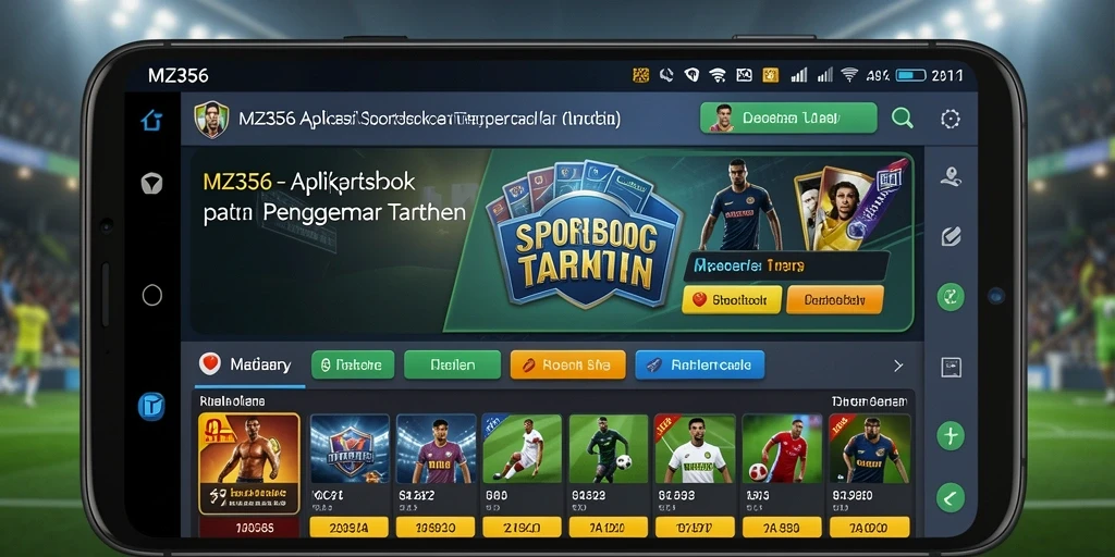 Tampilan gameplay MZ356 yang menegangkan dengan berbagai pilihan taruhan.