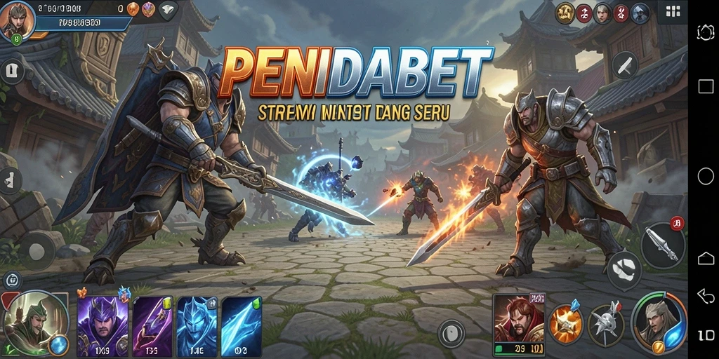 Tampilan screenshot utama dari gameplay seru PENIDABET.