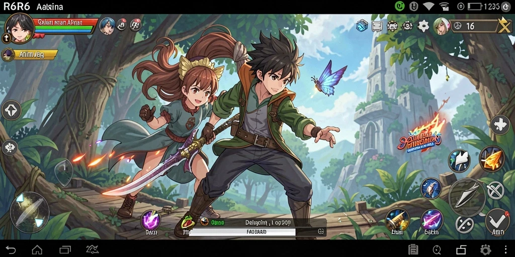 Gameplay seru R6R6 dengan karakter-karakter anime.
