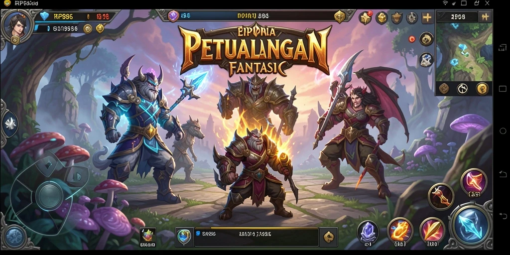 Gameplay menarik dari RP886 dengan eksplorasi dunia yang luas.