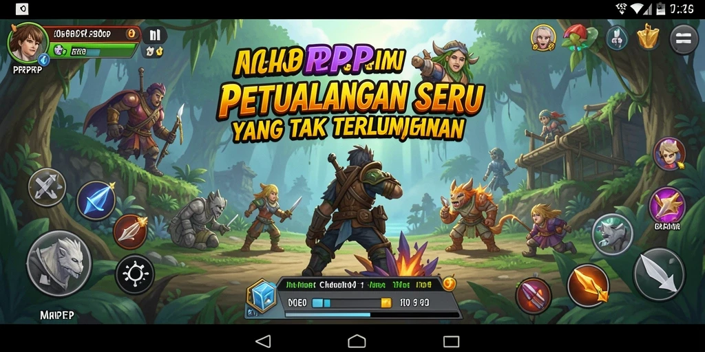 Tangkapan layar RPRPRP menampilkan aksi petualangan yang mendebarkan.