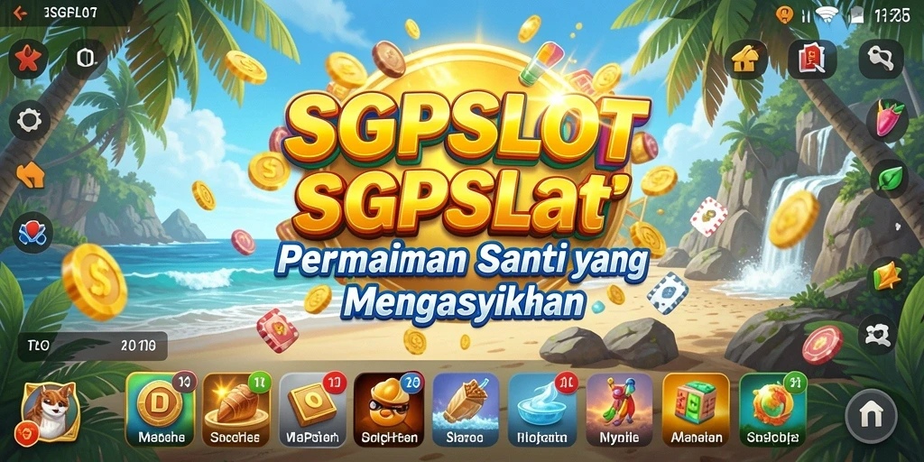 Tampilan gameplay SGPSLOT yang menarik dan menyenangkan.